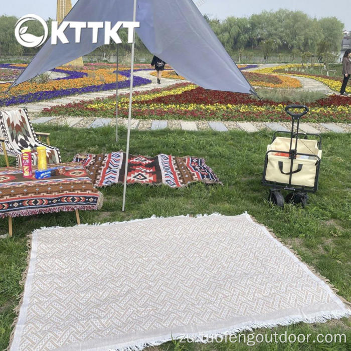 I-Picnic Mat Ins I-Blambet Ingubo yangaphandle yokugoqa